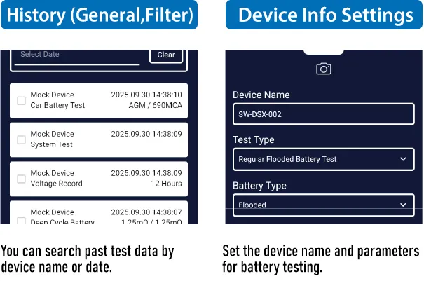 App Screen and Operation Image